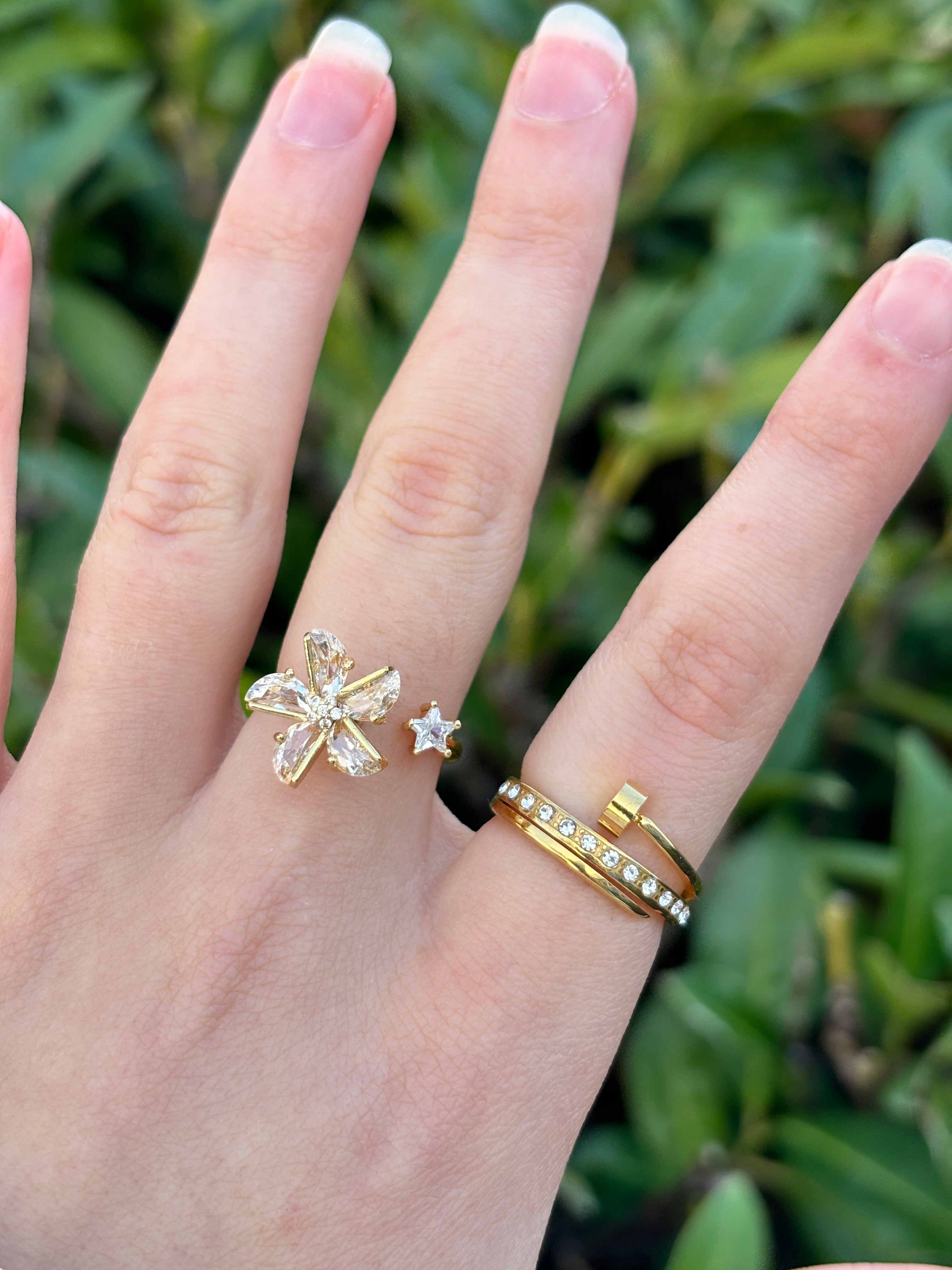 Bague anti-stress - Fleur
